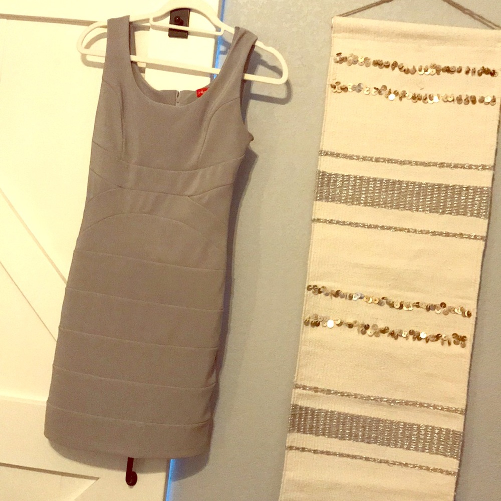 Grey cocktail dress